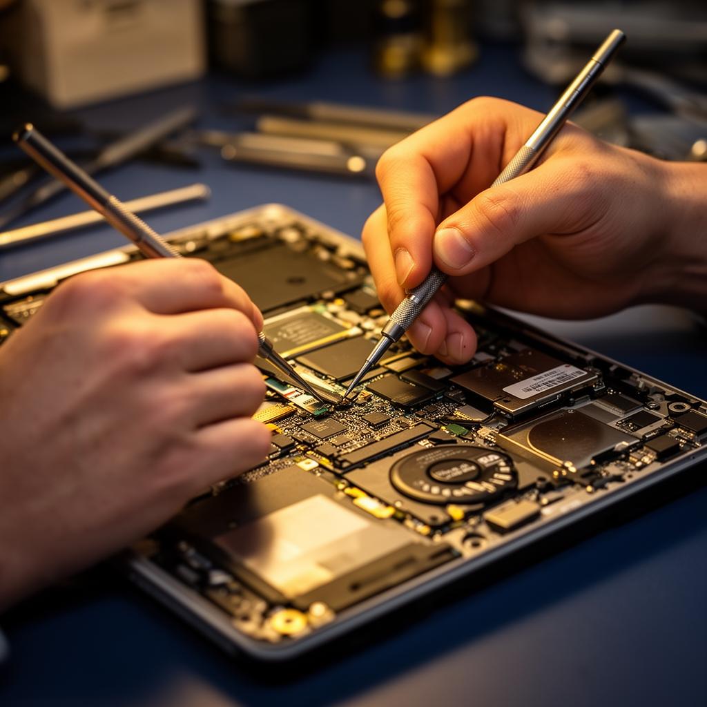 Professional computer repair technician providing on-site tech support in Northern Virginia