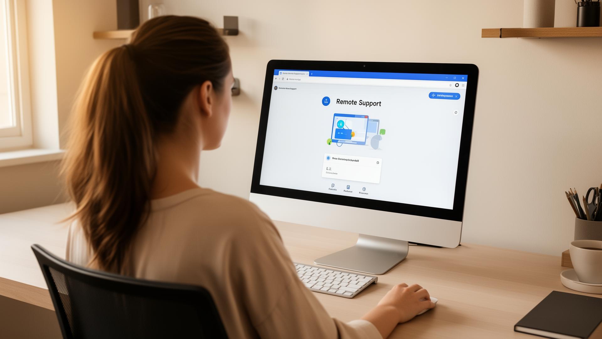 Remote diagnostics and troubleshooting session for Northern Virginia homes and businesses