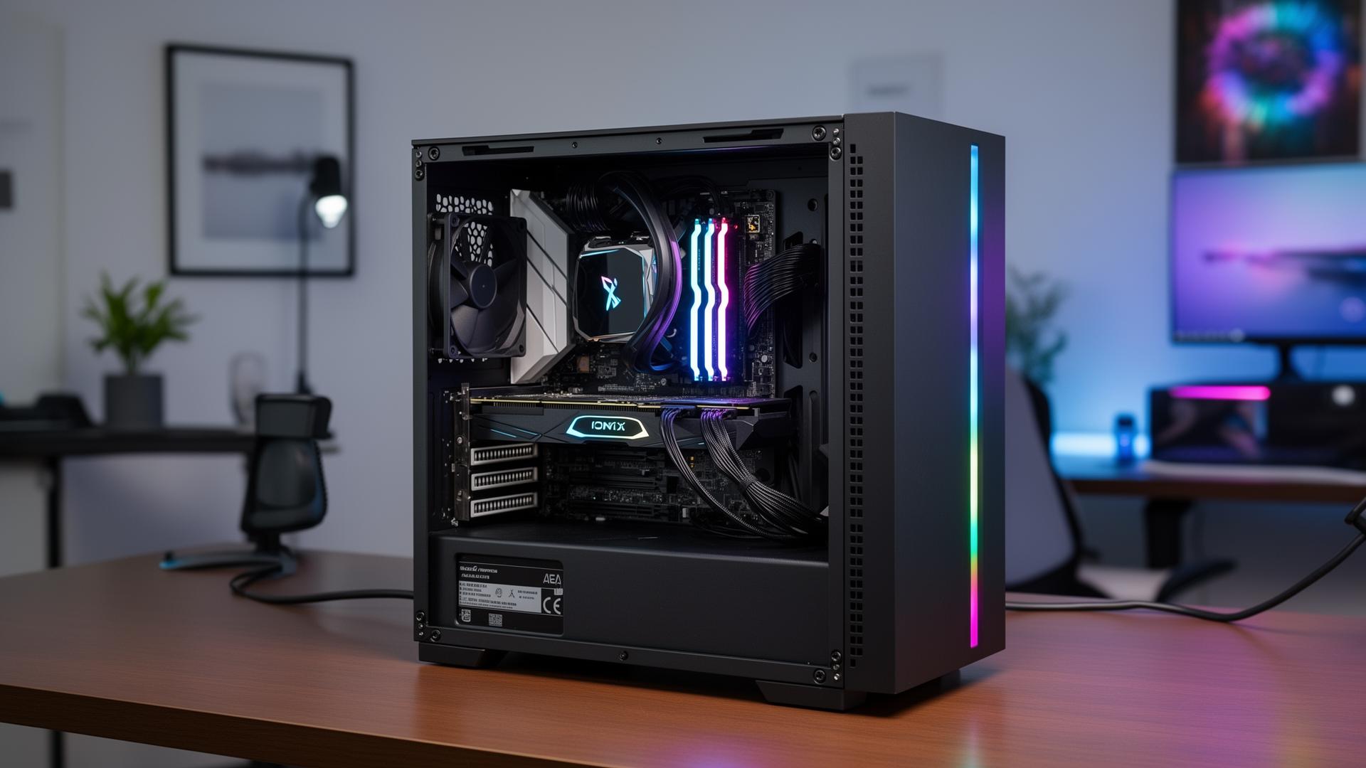 Desktop computer with upgraded components for improved performance in Northern Virginia