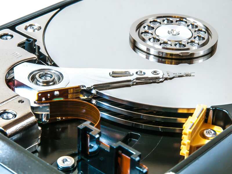 Hard drive being examined for professional data recovery service in Alexandria, Northern Virginia