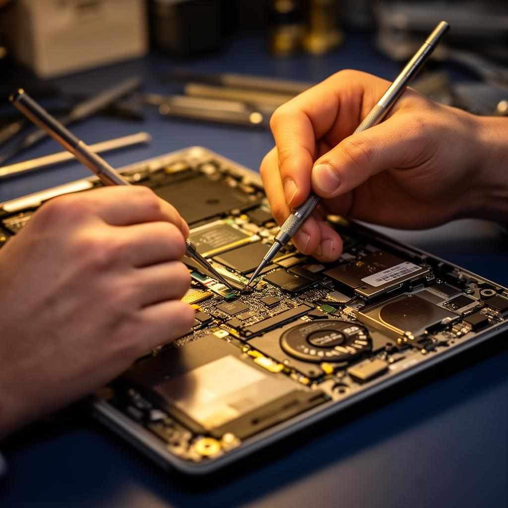 Professional computer repair technician providing on-site tech support in Northern Virginia