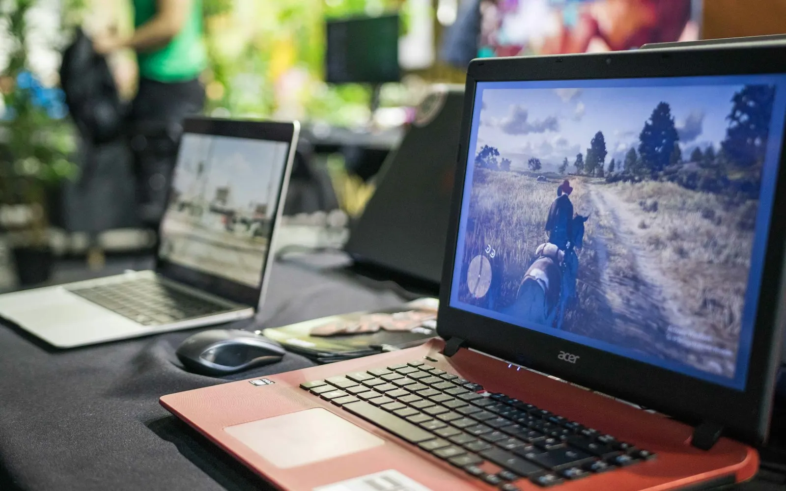 Laptop on a desk — serviced by Mount Vernon Computers